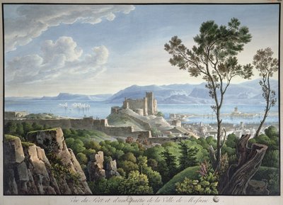 منظر لميناء ميسينا ، c.1900 بواسطة لويس فرانسوا كاساس